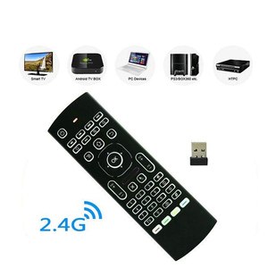 Souris volante MX3 rétroéclairée 2.4G avec télécommande vocale <span class=keywords><strong>Google</strong></span> et clavier USB sans fil pour Android TV Box – Vente directe usine - Product Image 1
