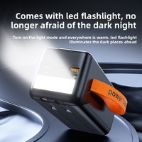Meilleure vente transfrontalière : Batterie externe haute capacité 50 000 mAh avec charge ultra-rapide 225W, câble intégré, ions lithium et lampe torche LED