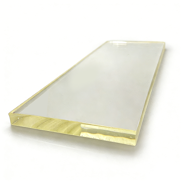 Factory Medical Lead Glass Light Yellow Thick 3pb 6pb 10mm Top Grade KONSHEN Brand Panel for Hospital X Ray Room Shielding