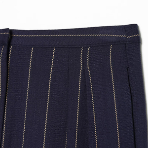 PB&ZA Donna 2026 Estate Autunno Nuovi <span class=keywords><strong>Pantaloni</strong></span> Larghi Chic alla Moda Vintage <span class=keywords><strong>a</strong></span> Vita Alta in <span class=keywords><strong>Lino</strong></span> <span class=keywords><strong>a</strong></span> <span class=keywords><strong>Righe</strong></span> Dritti Femminili Mujer - Product Image 4