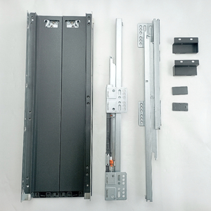 Bán Buôn Chất Lượng Cao Mỏng Ngăn Kéo Đường Sắt Ngăn Kéo Thanh Trượt Kim Loại Hộp Mềm Đóng Ngăn Kéo Trượt - Product Image 5