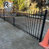 Sistema de Valla Tubular de Acero Personalizado Ruibang con Opciones de Altura, Color y Puerta