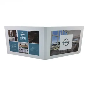 Hot Selling Advertisement Customized Design 7inch A5 Hard Back Wedding Video Brochure Card For Invitation