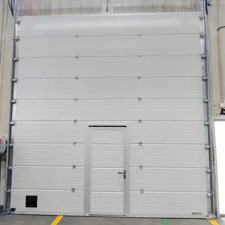 Торсионная пружинная защита сбалансированная секционная промышленная дверь надежные секционные промышленные гаражные двери секционные верхние двери