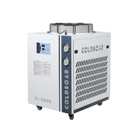 Refroidisseur d'eau industriel refroidissant 1HP 2HP 3HP 4HP 5HP refroidisseur d'eau de glycol refroidi par air industriel
