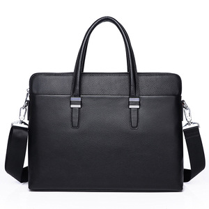 OEM-Bolso de cuero genuino para hombre, bolsa para ordenador portátil de negocios, de fábrica, productos de China - Product Image 2