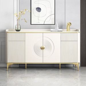 <strong>Sideboard</strong> Integrated Wall-Mounted Light Luxury Rock Slab Home Wine Cabinet Living Room Storage Cabinet Entryway Storage Cabinet - Product Image 1