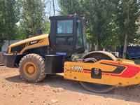 Compacteur vibrant à tambour unique SANY SSR220 d'occasion, 22 tonnes, pour travaux de terrassement routier