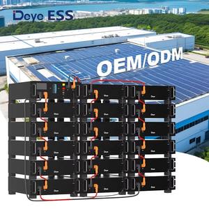 Deye ESS-Batería de litio solar, sistema de almacenamiento de energía doméstica, 5.12kwh, 51,2 V, IP20, 100Ah, precio comercial - Product Image 1