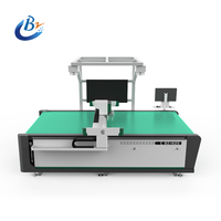 Bangzheng buen precio automático Dieless zapatos bolsas que hacen la máquina cortadora de cuero con equipo de plotter