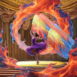 Abbigliamento da donna per la Performance del Festival di lode della chiesa spettacoli di <span class=keywords><strong>arte</strong></span> del palcoscenico adorano bandiere da ballo in Chiffon - Product Image 3