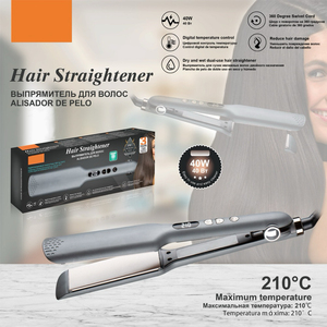Plancha de pelo de cerámica profesional superventas plancha plana LCD Control de temperatura Digital 40 W cuidado del cabello portátil - Product Image 2