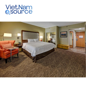 Material de madera resistente para hotel Hampton. Dormitorio contemporáneo y muebles de hotel. Proyecto OEM personalizable. Marcas vietnamitas - Product Image 3
