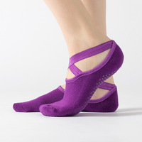 Usine sur mesure en gros coton Yoga confortable chaussette femmes danse peigné antidérapant Pilates chaussettes