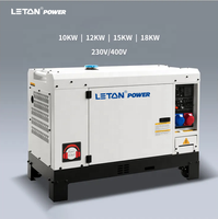 LETON POWER Großhandel Geräuscharme 10kW 12kW 12kVA 15kVA Elektrische Dieselgeneratoren Lieferanten Elektrisches Kraftwerk für den Heimgebrauch