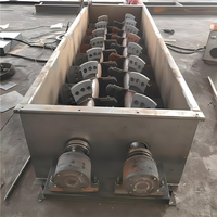 Mélangeur à double arbre pour poudre de chaux TZ, entraîné par moteur, pour machine de dépoussiérage, équipement de mélange de cendres volantes pour centrale électrique, 1000 kg