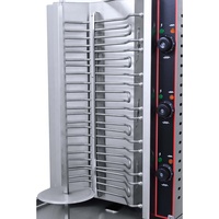 Machine à Shawarma Électrique en Acier Inoxydable 2 Brûleurs pour Poulet