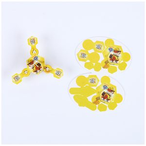 Impresión personalizada PP Shooting Card Regalo promocional Snack Food Children's DIY Plastic Tazo Spinner Card - Product Image 2