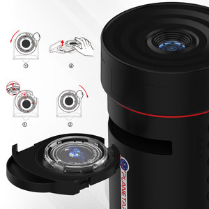 Projecteur de <span class=keywords><strong>ciel</strong></span> <span class=keywords><strong>étoilé</strong></span> rotatif <span class=keywords><strong>4K</strong></span> ultra-clair multifonction, lampe projecteur de galaxie et de météores, veilleuse LED pour décoration intérieure - Product Image 2