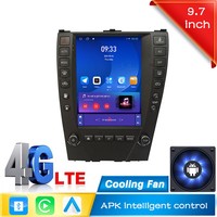 Écran vertical Tesla Android RDS Radio pour Lexus IS IS250 IS300 IS350 2005-2011 Lecteur multimédia DVD de voiture Navigation GPS automatique
