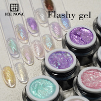 ICE NOVA Fantasy Gel Fantasy Mermaid Gel 9 Couleurs Gelée Transparente Soak Off Polish Fournitures pour Ongles OEM Couleur Nude