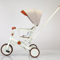 Sortie d'usine Cycle enfants vélo d'équilibre vélo Tricycle cadre Durable bébé pliant enfants Trike poussette
