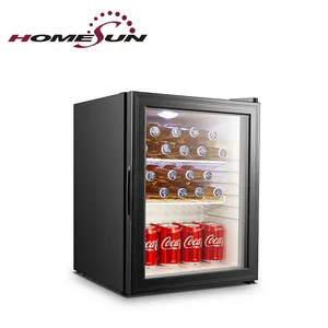 독일 Homesun 핫 세일 블랙 작은 음료 냉장고 소형 가격