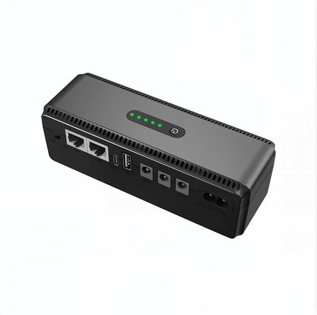 DC UPS Battery Backup 10400mAh 5V 9V 12V Output Uninterruptible Power Supply 85 265V UPS Battery Backup EU Plug