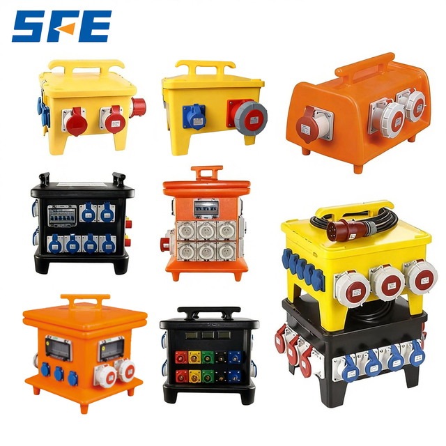 SFE CEE IP54 Outdoor Customized Waterproof Portable Combined Industrial Socket Electrical Power Distribution Box