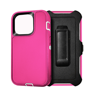 حافظة صلبة صلبة مع مشبك حزام لهاتف آيفون 16 15 13 14 Pro Max Defender - Product Image 4