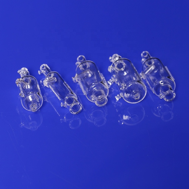 Clear Quartz Glass Digestion Tube 99.99% Pure Ozone Free for Environmental Online COD Monitoring Bending Welding Cutting