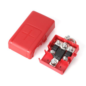 ชุดขั้วแบตเตอรี่ 32V 400A สำหรับรถยนต์ขับเคลื่อนสี่ล้อและคาราวาน พลาสติกสีแดงและสีดำ - Product Image 1