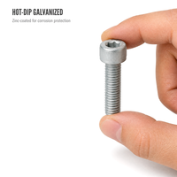 ISO 14579 DIN 6929 Cl. Vis à tête hexagonale à six pans creux 10.9 12.9 M2-M90 en acier galvanisé à chaud ASME B18.3 2 # -4'' Moleté