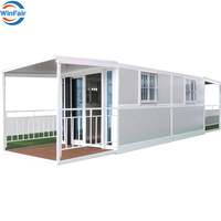 Maison modulaire préfabriquée de luxe WinFair China, conteneur pliable de 20 pieds pour camp de travail / dortoir de chantier