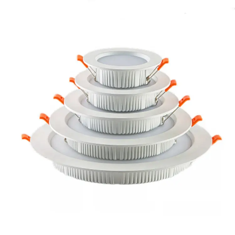White color diecast aluminum ceiling ip44 3w 24w housing smart cob recessed down light price led downlights