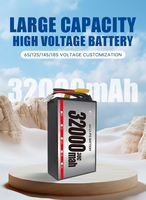 Оптовая продажа, 32000 мАч, 6S, 12S, 14S, литий-полимерный аккумулятор, 25C Lipo Drone/UAV, промышленный UAY с фиксированным ветром, VTOL/Multirotor