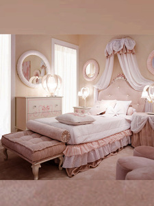 <span class=keywords><strong>Letto</strong></span> Imbottito in Stile Francese <span class=keywords><strong>per</strong></span> Cameretta da <span class=keywords><strong>Bambina</strong></span>, <span class=keywords><strong>Letto</strong></span> Principessa con <span class=keywords><strong>Baldacchino</strong></span> in Legno Massello <span class=keywords><strong>per</strong></span> Camera da <span class=keywords><strong>Letto</strong></span> Principale - Product Image 2