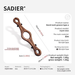 Barra de sujeción vintage de madera para cuello y muñecas, juguete de bondage para parejas gay, venta al por mayor de fábrica, proveedor OEM - Product Image 4