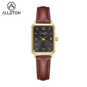 <span class=keywords><strong>Reloj</strong></span> de Lujo para <span class=keywords><strong>Mujer</strong></span>, Caja de Aleación de Cuarzo, Correa de Acero Inoxidable, Esfera con Manecillas Doradas, Resistente al Agua 3BAR, Estilo Antiguo, Minimalista y Moderno - Product Image 2