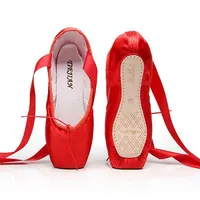 Di vendita caldo di modo delle ragazze di formazione danza piatto soft-scarpe con la suola di pointe di balletto scarpe da ballo scarpe da ballo