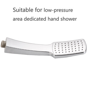Nouveau Bain Moderne Carré Shampooing Économiseur <span class=keywords><strong>d</strong></span>'<span class=keywords><strong>Eau</strong></span> Rectangle Pluie Partielle Abs Chrome Pommeau de Douche à Main <span class=keywords><strong>pour</strong></span> salle de bain - Product Image 4