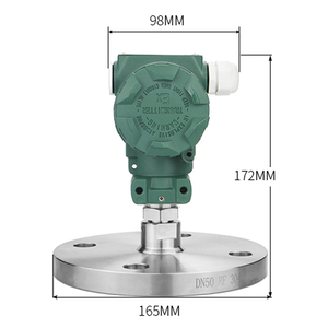 新しいタイプのステンレス鋼フランジダイヤフラム圧力センサー-0.1〜10mpa油圧空気圧低価格圧力送信機 - Product Image 6