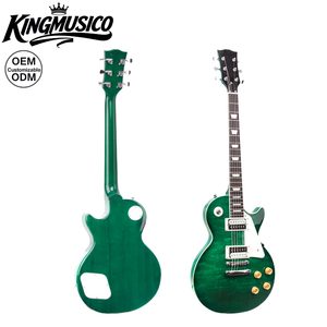 Guitarra Eléctrica Clásica Estilo <span class=keywords><strong>LP</strong></span> de Caoba, Cuerpo de Madera Sólida, Instrumento Musical de Rock, Color Personalizado, Venta al Por Mayor de Fábrica - Product Image 4