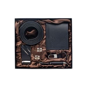 Men's Wallet <b>Gift</b> Set Business <b>Gift</b> Watch Wallet Keychain Belt Pen Male Set <b>Gift</b> with Box - Product Image 1