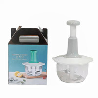 En Stock, Nuevo, Cortador Manual de Verduras de Plástico PP, Picador de Cebolla Manual Portátil
