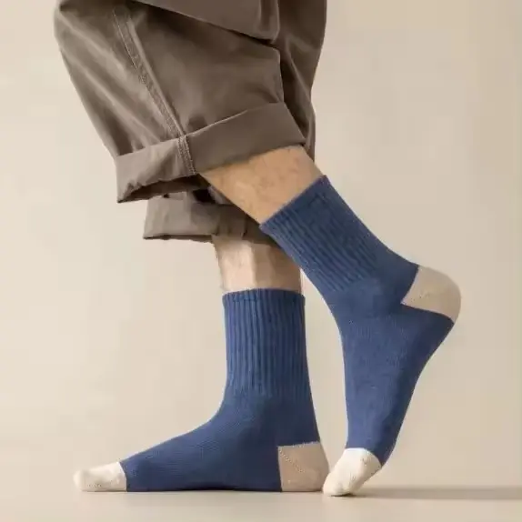 Компрессионные мужские хлопковые носки