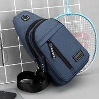 Sac Tendance 2025 transfrontalier populaire hommes poitrine sac décontracté multifonctionnel sac à bandoulière Rechargeable sac à bandoulière en gros