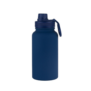 Vaso Térmico Simple de Acero Inoxidable 304, Botella Deportiva Americana de Gran Capacidad, Taza de Agua Portátil con Asa para Exteriores - Product Image 4
