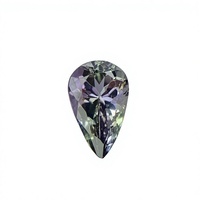 Piedra de Tanzanita Sirena Natural Certificada Sin Calentar, Corte en Forma de Pera, con Excelente Color, Zoisita Natural, 2.93 Quilates, Claridad Loupe