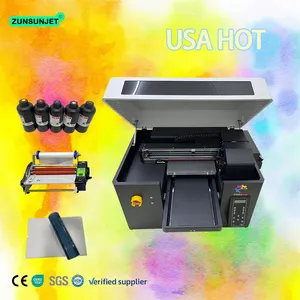 Digitale Uvdtf Speelkaart Drukmachine Id Pvc Kaart Imprimante Uv A3 A Plat Printer Met Mag